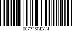 Código de barras (EAN, GTIN, SKU, ISBN): '007776REAN'