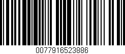 Código de barras (EAN, GTIN, SKU, ISBN): '0077916523886'