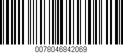 Código de barras (EAN, GTIN, SKU, ISBN): '0078046842069'