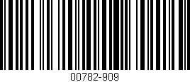 Código de barras (EAN, GTIN, SKU, ISBN): '00782-909'