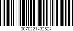 Código de barras (EAN, GTIN, SKU, ISBN): '0078221462624'