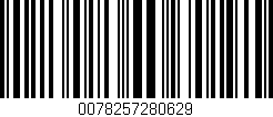 Código de barras (EAN, GTIN, SKU, ISBN): '0078257280629'