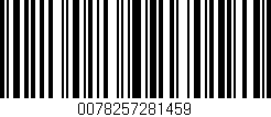 Código de barras (EAN, GTIN, SKU, ISBN): '0078257281459'