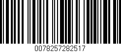 Código de barras (EAN, GTIN, SKU, ISBN): '0078257282517'