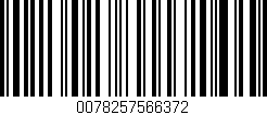Código de barras (EAN, GTIN, SKU, ISBN): '0078257566372'