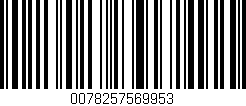 Código de barras (EAN, GTIN, SKU, ISBN): '0078257569953'