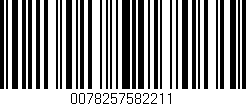 Código de barras (EAN, GTIN, SKU, ISBN): '0078257582211'