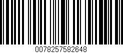 Código de barras (EAN, GTIN, SKU, ISBN): '0078257582648'