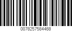 Código de barras (EAN, GTIN, SKU, ISBN): '0078257584468'