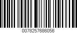 Código de barras (EAN, GTIN, SKU, ISBN): '0078257686056'