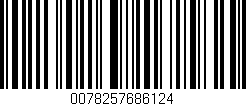 Código de barras (EAN, GTIN, SKU, ISBN): '0078257686124'