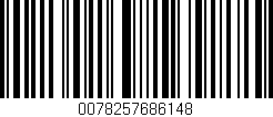 Código de barras (EAN, GTIN, SKU, ISBN): '0078257686148'
