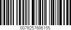 Código de barras (EAN, GTIN, SKU, ISBN): '0078257686155'