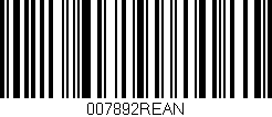 Código de barras (EAN, GTIN, SKU, ISBN): '007892REAN'