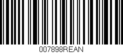 Código de barras (EAN, GTIN, SKU, ISBN): '007898REAN'