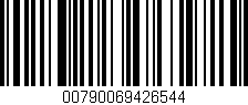 Código de barras (EAN, GTIN, SKU, ISBN): '00790069426544'