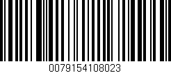 Código de barras (EAN, GTIN, SKU, ISBN): '0079154108023'