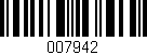 Código de barras (EAN, GTIN, SKU, ISBN): '007942'