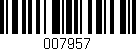 Código de barras (EAN, GTIN, SKU, ISBN): '007957'