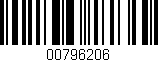 Código de barras (EAN, GTIN, SKU, ISBN): '00796206'