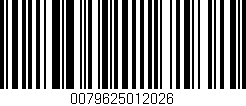 Código de barras (EAN, GTIN, SKU, ISBN): '0079625012026'