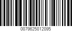 Código de barras (EAN, GTIN, SKU, ISBN): '0079625012095'