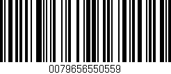 Código de barras (EAN, GTIN, SKU, ISBN): '0079656550559'