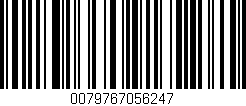 Código de barras (EAN, GTIN, SKU, ISBN): '0079767056247'