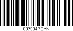 Código de barras (EAN, GTIN, SKU, ISBN): '007984REAN'
