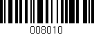 Código de barras (EAN, GTIN, SKU, ISBN): '008010'