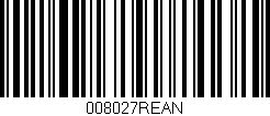 Código de barras (EAN, GTIN, SKU, ISBN): '008027REAN'