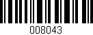 Código de barras (EAN, GTIN, SKU, ISBN): '008043'