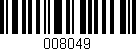 Código de barras (EAN, GTIN, SKU, ISBN): '008049'