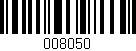 Código de barras (EAN, GTIN, SKU, ISBN): '008050'