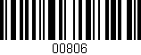 Código de barras (EAN, GTIN, SKU, ISBN): '00806'