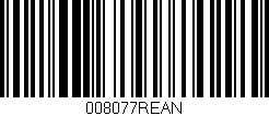 Código de barras (EAN, GTIN, SKU, ISBN): '008077REAN'