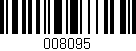 Código de barras (EAN, GTIN, SKU, ISBN): '008095'