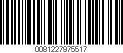 Código de barras (EAN, GTIN, SKU, ISBN): '0081227975517'