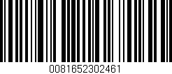 Código de barras (EAN, GTIN, SKU, ISBN): '0081652302461'
