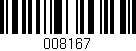 Código de barras (EAN, GTIN, SKU, ISBN): '008167'