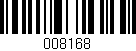 Código de barras (EAN, GTIN, SKU, ISBN): '008168'