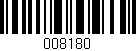 Código de barras (EAN, GTIN, SKU, ISBN): '008180'