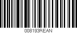 Código de barras (EAN, GTIN, SKU, ISBN): '008193REAN'