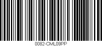 Código de barras (EAN, GTIN, SKU, ISBN): '0082-CML09PP'