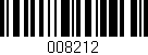 Código de barras (EAN, GTIN, SKU, ISBN): '008212'