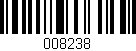 Código de barras (EAN, GTIN, SKU, ISBN): '008238'