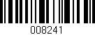 Código de barras (EAN, GTIN, SKU, ISBN): '008241'