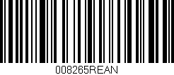 Código de barras (EAN, GTIN, SKU, ISBN): '008265REAN'