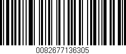 Código de barras (EAN, GTIN, SKU, ISBN): '0082677136305'
