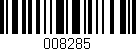 Código de barras (EAN, GTIN, SKU, ISBN): '008285'